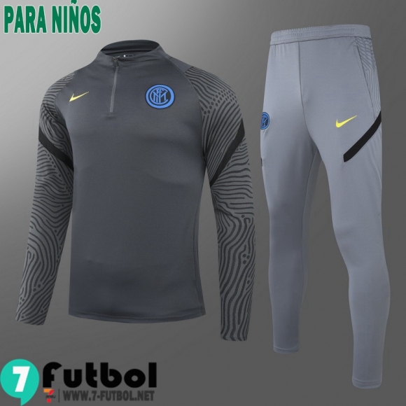 Chandal Futbol Inter Milan Gris Niños 2021 2022 TK200