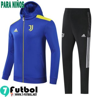 Chaquetas Futbol Juventus azul Niños 2021 2022 TK213