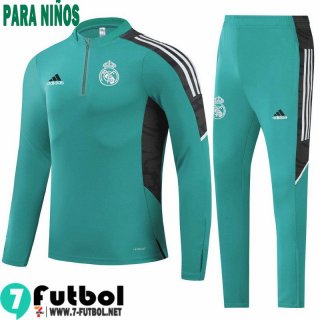 Chandal Futbol Real Madrid verde Niños 2021 2022 TK221