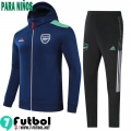 Chaquetas Futbol Arsenal azul Niños 2021 2022 TK223