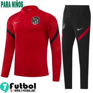 Chandal Futbol Olympique Lyon rojo Niños 2021 2022 TK226