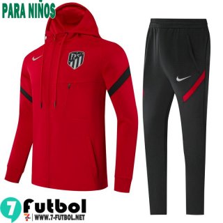 Chaquetas Futbol Olympique Lyon rojo Niños 2021 2022 TK227