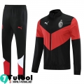 Chaqueta Cazadora AC Milan negro rojo Hombre 2021 2022 WK50