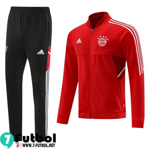 KIT:Chaquetas Bayern Munich rojo Hombre 22 23 JK643