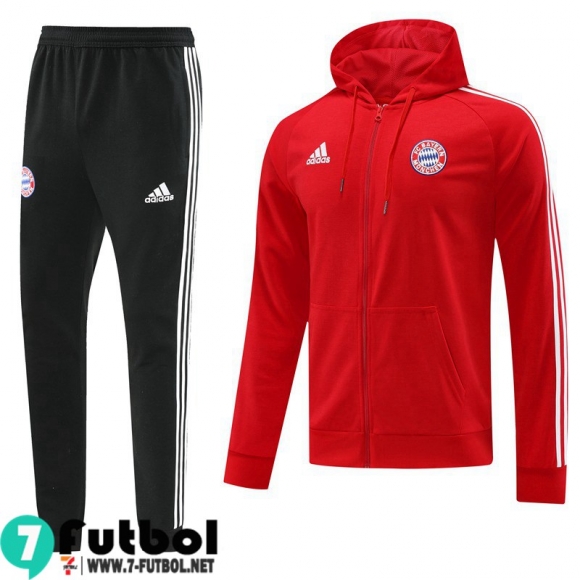 KIT:Chaquetas Bayern Munich rojo Hombre 22 23 JK649