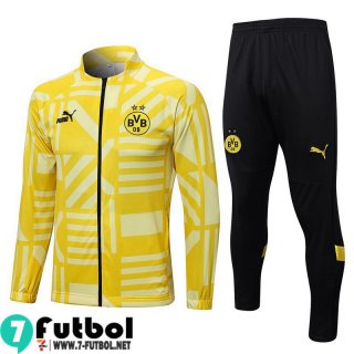 KIT:Chaquetas Dortmund amarillo Hombre 22 23 JK655