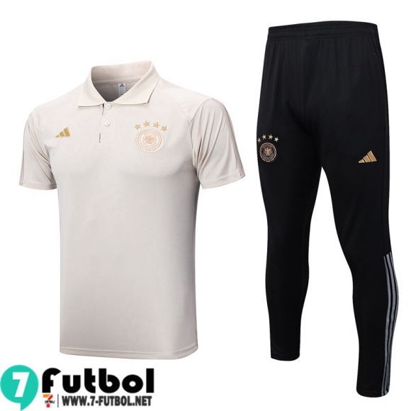 KIT: Polo Futbol Alemania gris Hombre 22 23 PL620