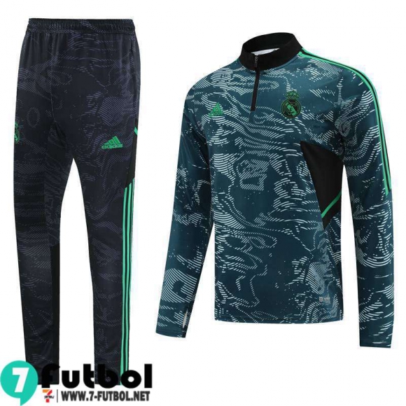 KIT: Chandal Futbol Real Madrid verde oscuro Hombre 22 23 TG625