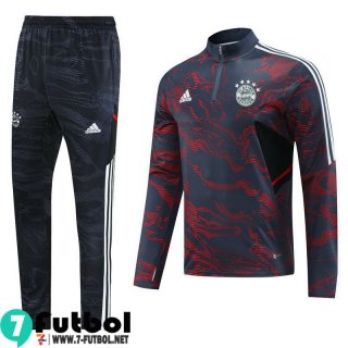 KIT: Chandal Futbol Bayern Munich rojo gris Hombre 22 23 TG628