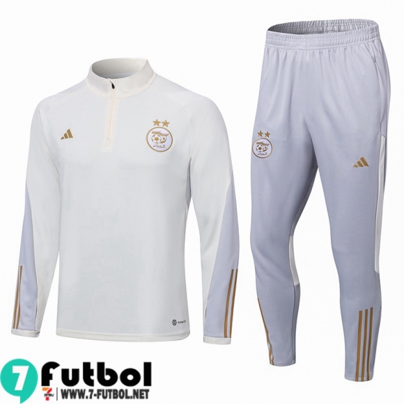 KIT: Chandal Futbol Argelia Blanco Hombre 22 23 TG631