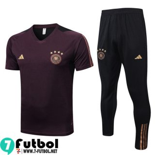 KIT:Chandal Futbol T Shirt Alemania marron oscuro Hombre 22 23 TG640