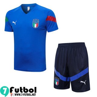 KIT:Chandal Futbol T Shirt Italia azul Hombre 22 23 TG646