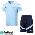 KIT:Chandal Futbol T Shirt Manchester City azul claro Hombre 22 23 TG650