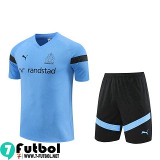 KIT:Chandal Futbol T Shirt Marsella azul Hombre 22 23 TG659