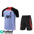 KIT:Chandal Futbol T Shirt Liverpool lavanda Hombre 22 23 TG665