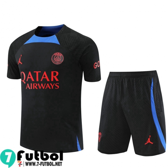 KIT:Chandal Futbol T Shirt PSG negro Hombre 22 23 TG670