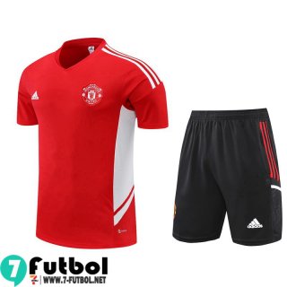 KIT:Chandal Futbol T Shirt Manchester United rojo Hombre 22 23 TG677