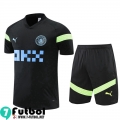 KIT:Chandal Futbol T Shirt Manchester City negro Hombre 22 23 TG679