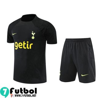 KIT:Chandal Futbol T Shirt Tottenham Hotspur negro Hombre 22 23 TG683