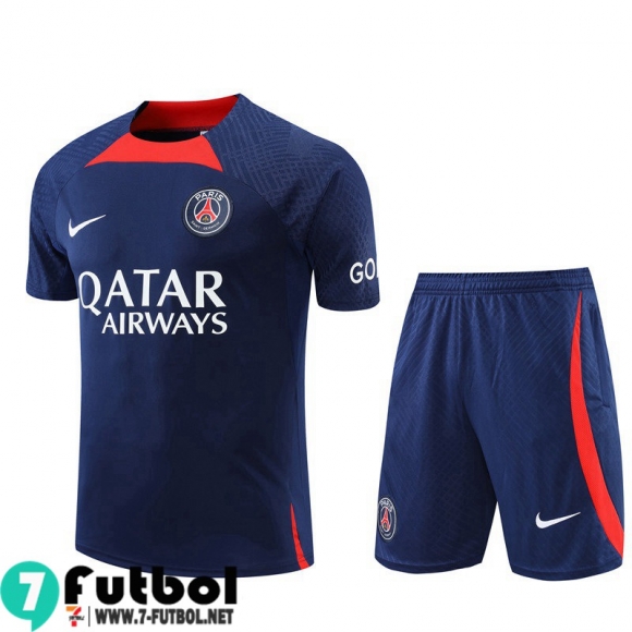 KIT:Chandal Futbol T Shirt PSG Azul marino Hombre 22 23 TG685