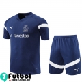 KIT:Chandal Futbol T Shirt Marsella Azul marino Hombre 22 23 TG686