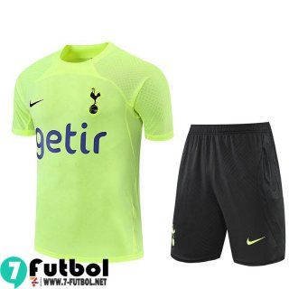 KIT:Chandal Futbol T Shirt Tottenham Hotspur amarillo fluorescente Hombre 22 23 TG694