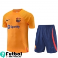 KIT:Chandal Futbol T Shirt Barcelona naranja Hombre 22 23 TG696