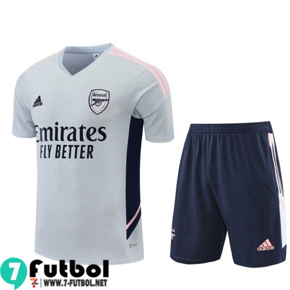 KIT:Chandal Futbol T Shirt Arsenal gris Hombre 22 23 TG699