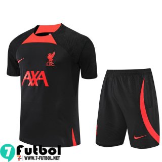 KIT:Chandal Futbol T Shirt Liverpool negro Hombre 22 23 TG701