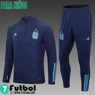 KIT: Chandal Futbol Argentina Azul marino Ninos 22 23 TK532