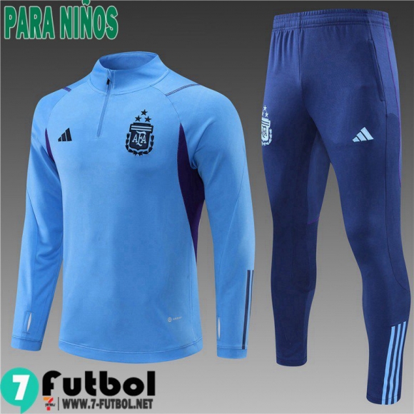 KIT: Chandal Futbol Argentina cielo azul Ninos 22 23 TK533