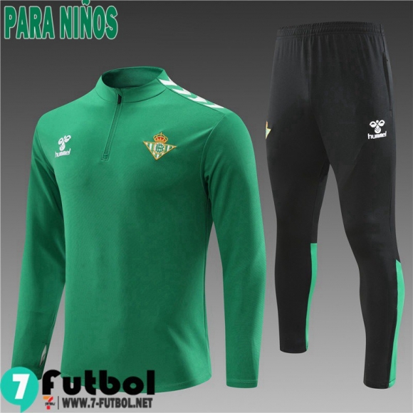 KIT: Chandal Futbol Real Betis verde Ninos 22 23 TK535