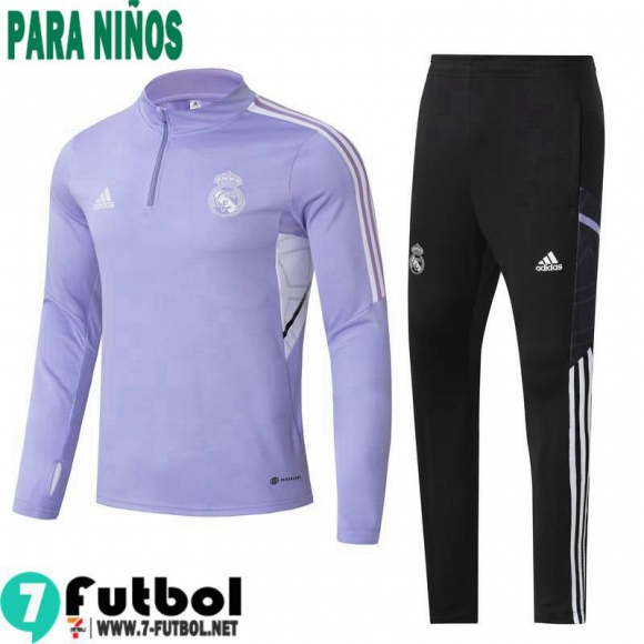 KIT: Chandal Futbol Real Madrid lavanda Ninos 22 23 TK540 KIT: Chandal Futbol Real Madrid lavanda Ninos 22 23 TK540