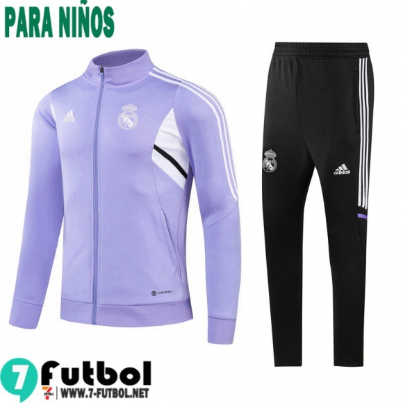 KIT:Chaquetas Real Madrid lavanda Ninos 22 23 TK542 KIT:Chaquetas Real Madrid lavanda Ninos 22 23 TK542