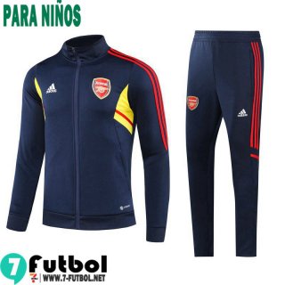 KIT:Chaquetas Arsenal Azul marino Ninos 22 23 TK545