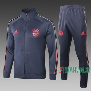 7-Futbol: Chaqueta Del Bayern Munich Azul Oscuro 2020 2021 A403