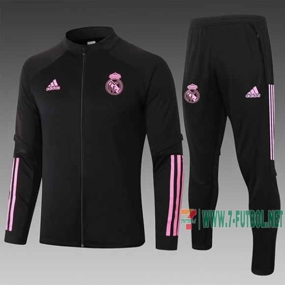 7-Futbol: Chaqueta Del Real Madrid Negra 2020 2021 A405