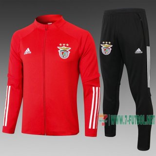 7-Futbol: Chaqueta Del Benfica Roja 2020 2021 A406
