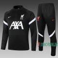 7-Futbol: Chandal Del Liverpool Negra 2020 2021 B435