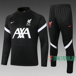 7-Futbol: Chandal Del Liverpool Negra 2020 2021 B435