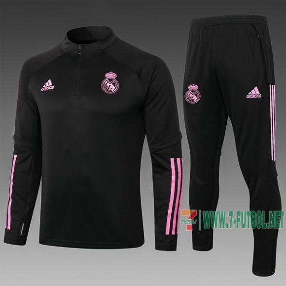 7-Futbol: Chandal Del Real Madrid Negra 2020 2021 B442