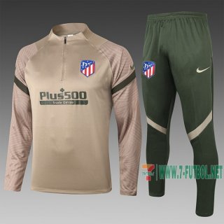 7-Futbol: Chandal Del Atletico Madrid Caqui 2020 2021 B443