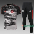7-Futbol: Camiseta Polo Del Bayern Munich Negra-Gris 2020 2021 C585