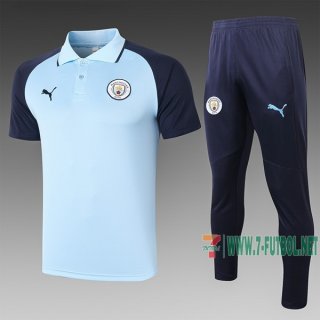 7-Futbol: Camiseta Polo Del Manchester City Azul Oscuro 2020 2021 C587