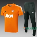 7-Futbol: Camiseta Polo Del Manchester United Naranja 2020 2021 C588