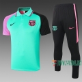 7-Futbol: Camiseta Polo Del Barcelona Verde 2020 2021 C593