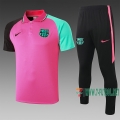 7-Futbol: Camiseta Polo Del Barcelona Rosa 2020 2021 C595