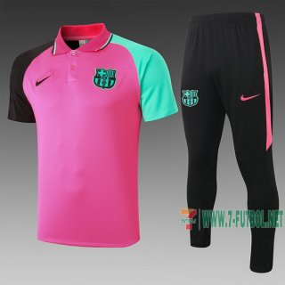 7-Futbol: Camiseta Polo Del Barcelona Rosa 2020 2021 C595