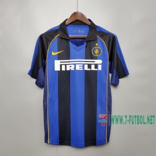 7-Futbol: Retro Camiseta Del Inter Milan Primera Equipacion 01/02