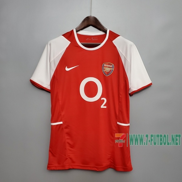 7-Futbol: Retro Camiseta Del Arsenal Primera Equipacion 02/04